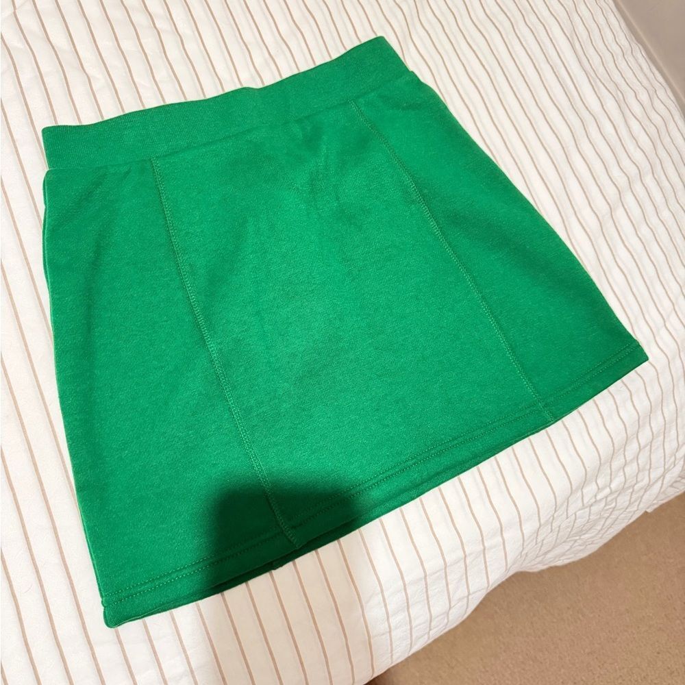 Ardene Vibrant Green Mini Skirt M never used